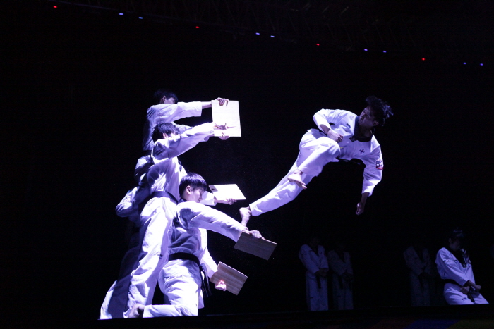 Показательные выступления Всемирной Федерации Тхэквондо Куккивон: 'Great Taekwondo - Великое боевое искусство Кореи - Воин месяца' (국기원 태권도 시범단 상설공연: 'Great Taekwondo - 달의 무사')
