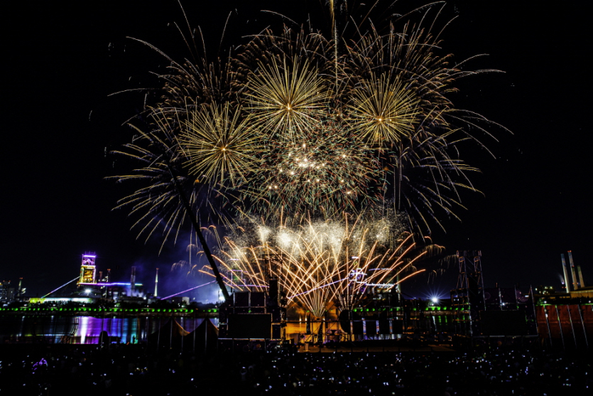 Международный фестиваль фейерверков в Пхохане ([문화관광축제] 포항국제불빛축제)